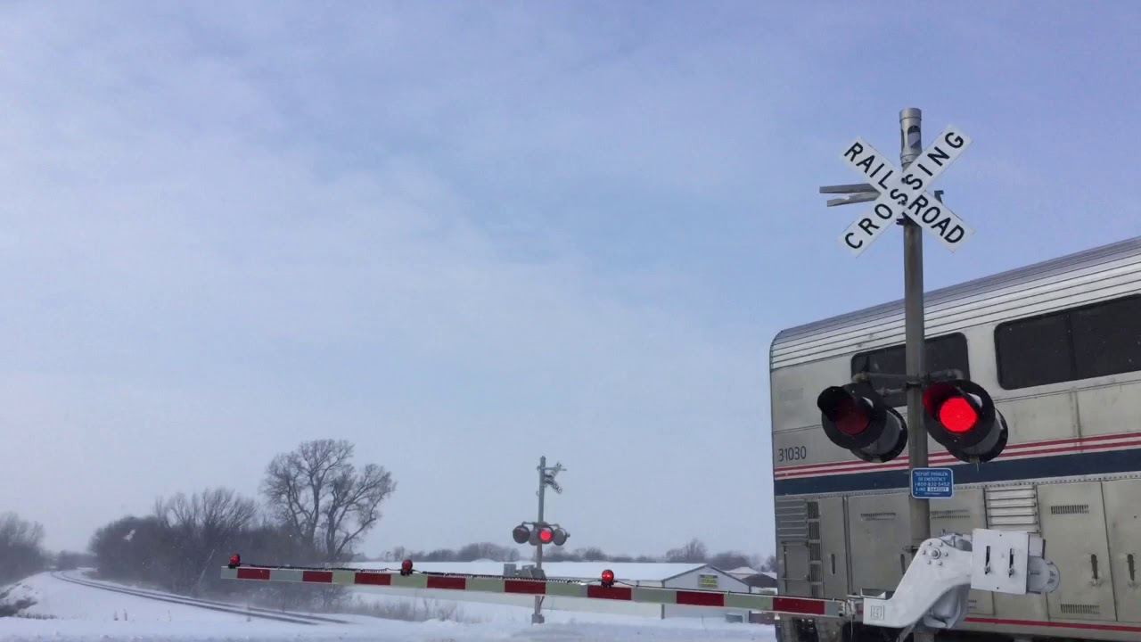 Amtrak 6 Arriving and Departing Lincoln Nebraska YouTube