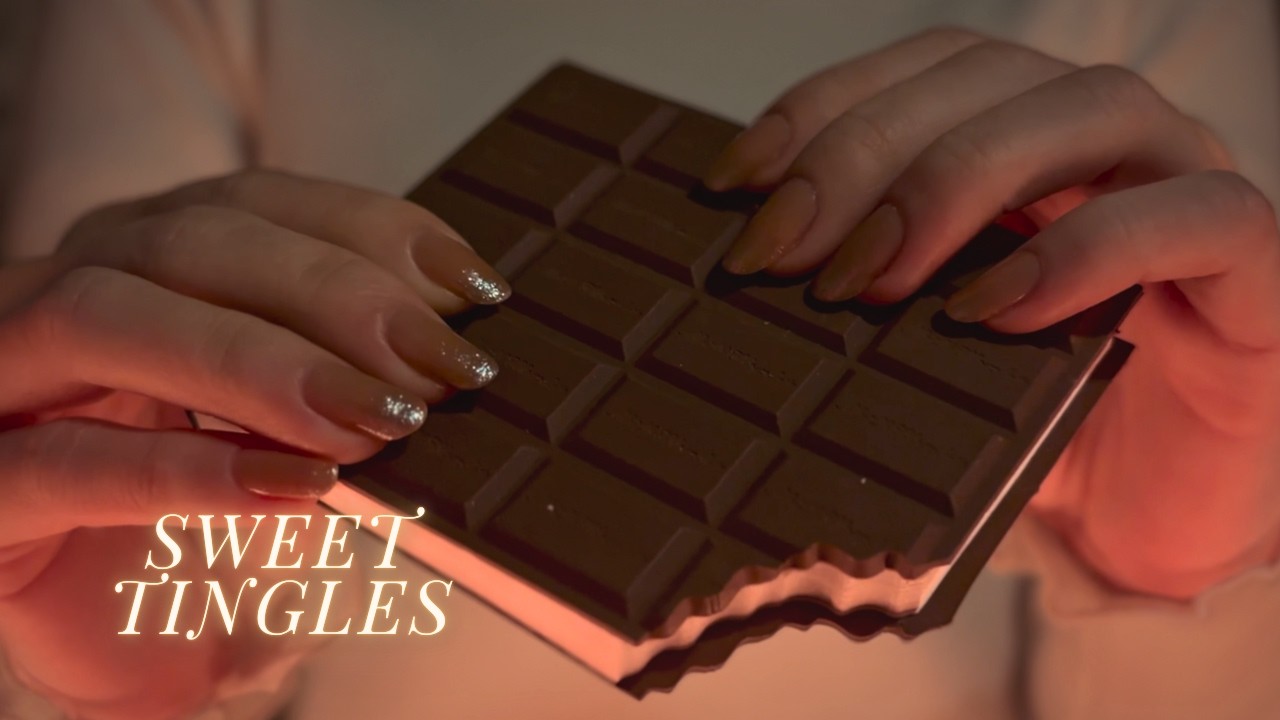 ASMR Valentine Fake Treats💝 Sweet Texture Sounds🍫(No Talking, No Mouth Sounds)