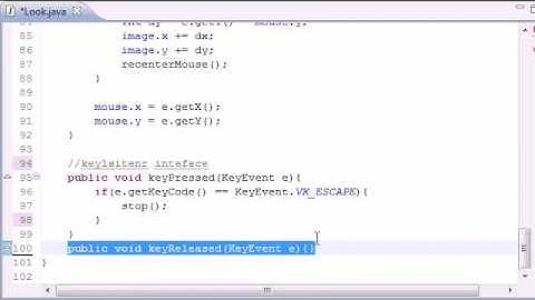 Java Game Development 036 of 036 Final Mouselook Program