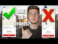 Should we ONLY be accepting $8+ orders?! (is it the best strategy?)