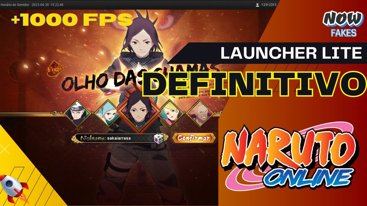 Launcher Lite Definitivo - Naruto Online (+FPS) 