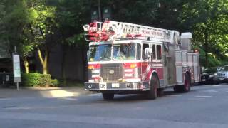 Vancouver Fire Quint 6 & BCAS Responding