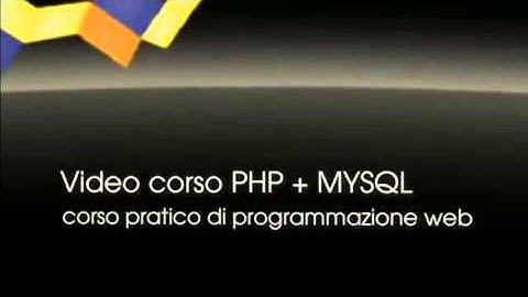 Copertina Video corso php mysql - www.corsi-online.it