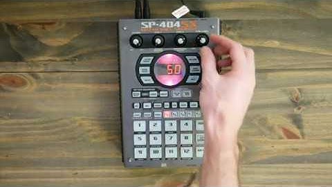 Loading, Editing, and Performing Samples with the Roland SP-404SX