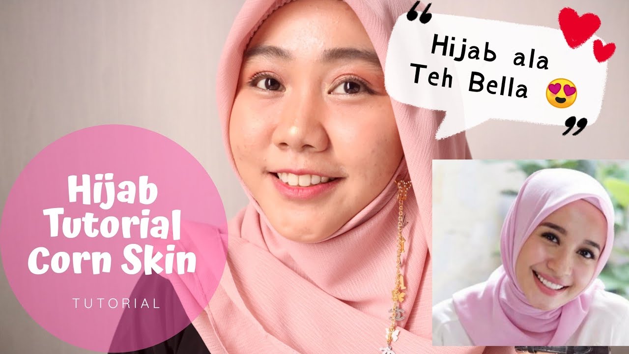 Tutorial Hijab Corn Skin Ala Artis Laudya Chintya Bella YouTube