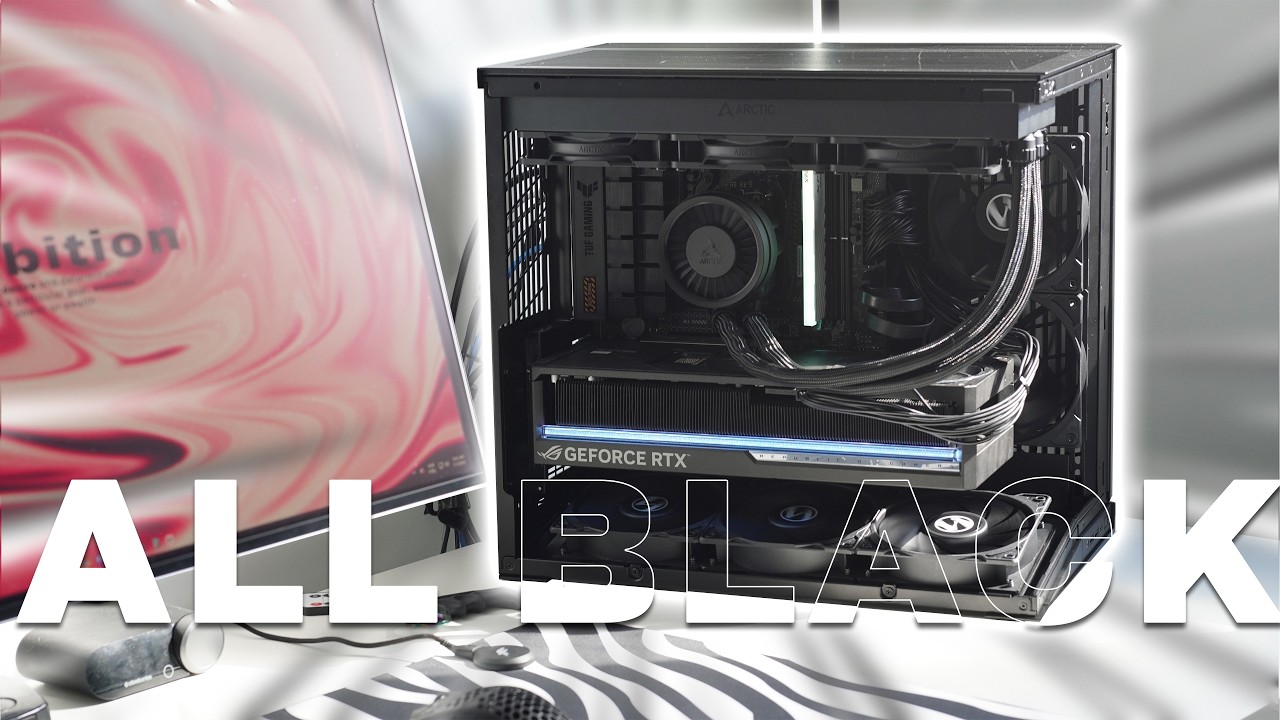 Finalmente montei meu PC GAMER ALL BLACK dos SONHOS!