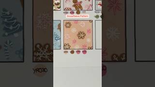 christmas pattern coloring tutorial - snowflakes #tutorial
