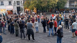 Rassemblement de soutien au peuple palestinien à Grenoble