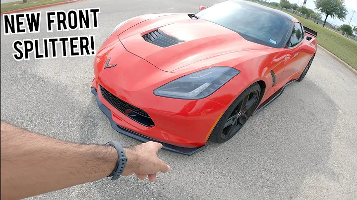 Getting A NEW Z06 STAGE 2 FRONT SPLITTER For My C7 Corvette!