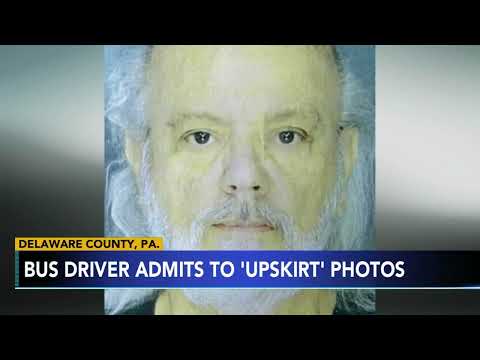 Bus driver admits to taking 'upskirt' photos of girls