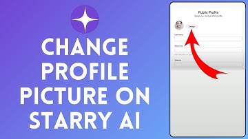 How to Change Profile Picture in Starry AI (2024) | Starry AI Tutorial