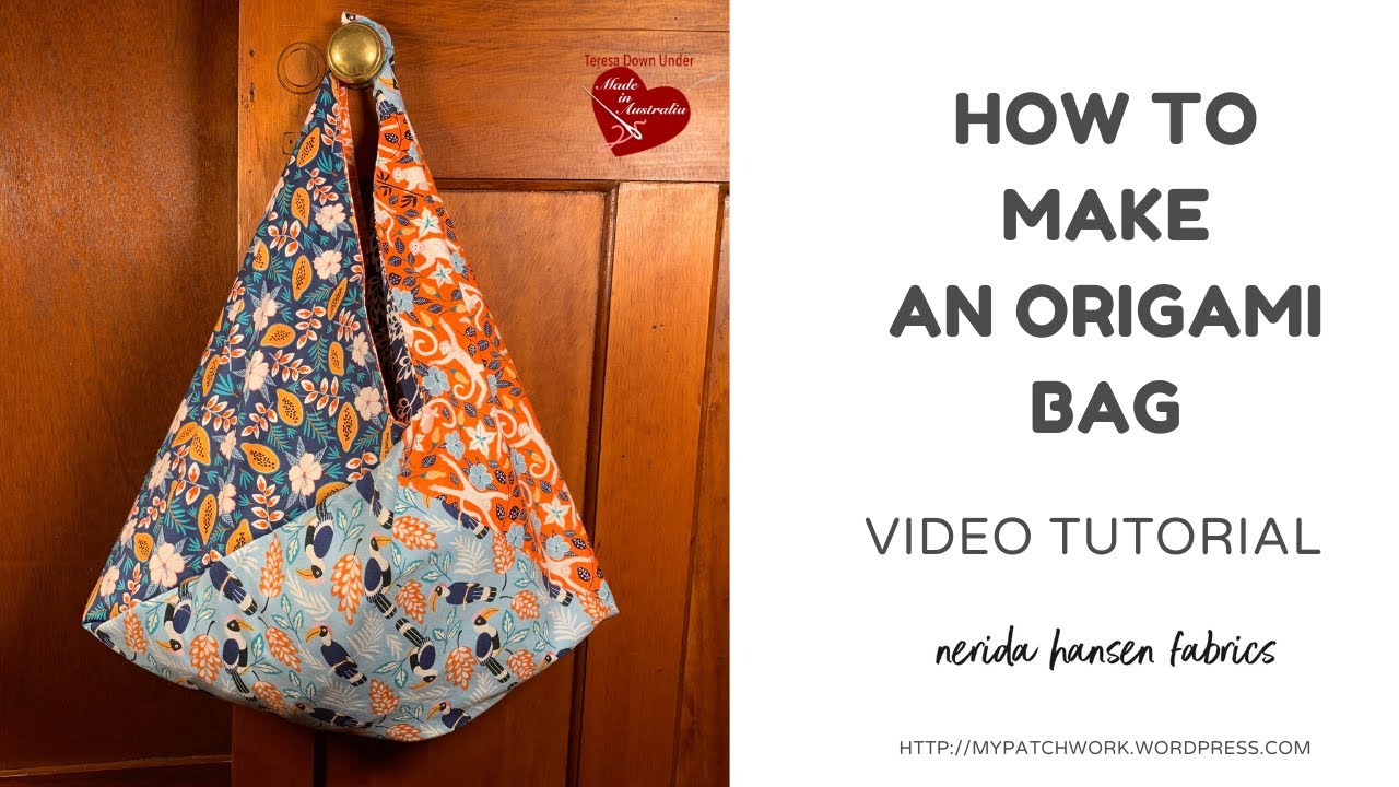 How to make an origami tote bag 