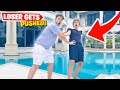 I 1v1'd Formula.. (Loser Gets PUSHED in pool)