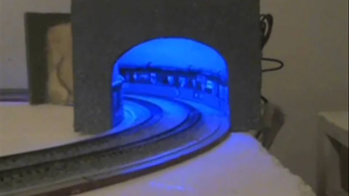 Homemade Model Of Urban Railway Tunnel