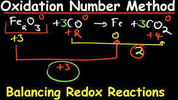 Balancing redox reactions using oxidation number method