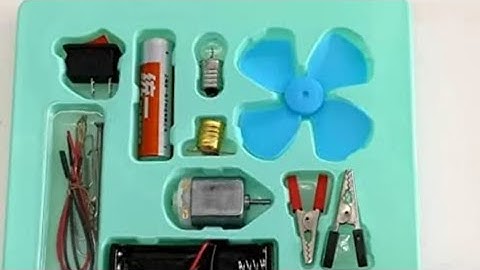How to ensemble Science kit ?mini bulb and fan with battery 🔋science kit for school project #foryou 