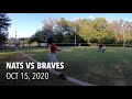 7U Nats vs Braves | RYBA | Oct 15, 2020