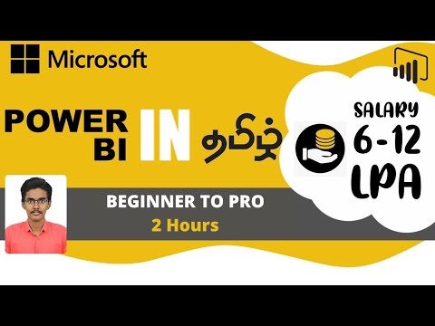 Power BI Full Course | Power BI Tutorial For Beginners | Learn Power BI Data Visualization In Tamil