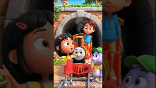 The Tiny Train Adventure 🚂 | Cute Kids Cartoon in Hindi | Pixar Style Animation Shorts