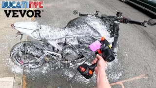 Vevor Power Washer | Perfect Portable Washer for your Motorcycle | MOTO UNBOXINGS v2053
