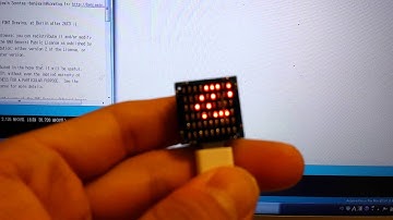 Led matrix + Tinyduino