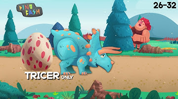 Dino bash Tricer only (26-32 levels)