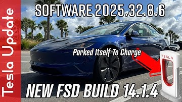 Tesla FSD V14.1.4 First Drive To A Supercharger- A Nice Surprise!