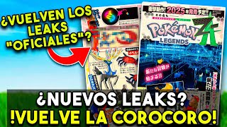 NOTICIAS Y LEAKS POKÉMON - COROCORO anuncia NOVEDADES e IMÁGENES EXCLUSIVAS LEYENDAS Z-A - pachi66