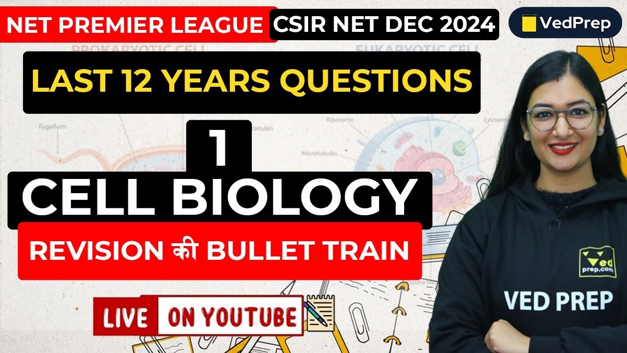 Cell Biology CSIR NET DEC 2024 Revision | Last 12 Years Questions | NET Premiere League