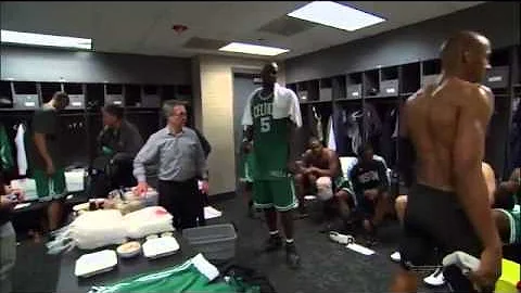 NBA Fight  Garnett, Allen, and Pierce fight in the...