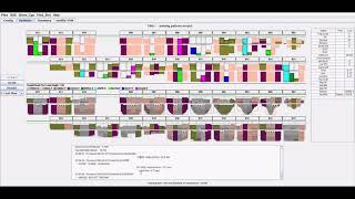Clip1, 1st loading port's Stowage plan generated by OPTISTOW.