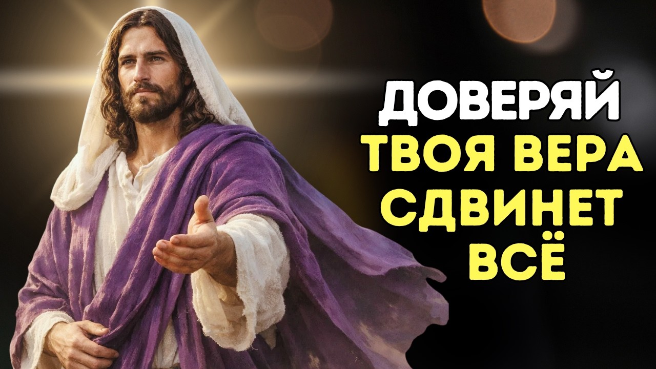 Когда вы полностью доверяете Богу, происходит вот что — ваша вера сдвинет всё.