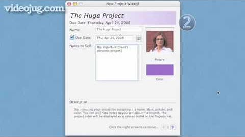 How To Create A Project In Entourage