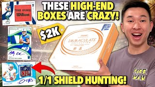 THESE $2000 BOXES ARE INSANE (NIKE SWOOSH)!  2023 Panini Immaculate Collection Football FOTL Hobby