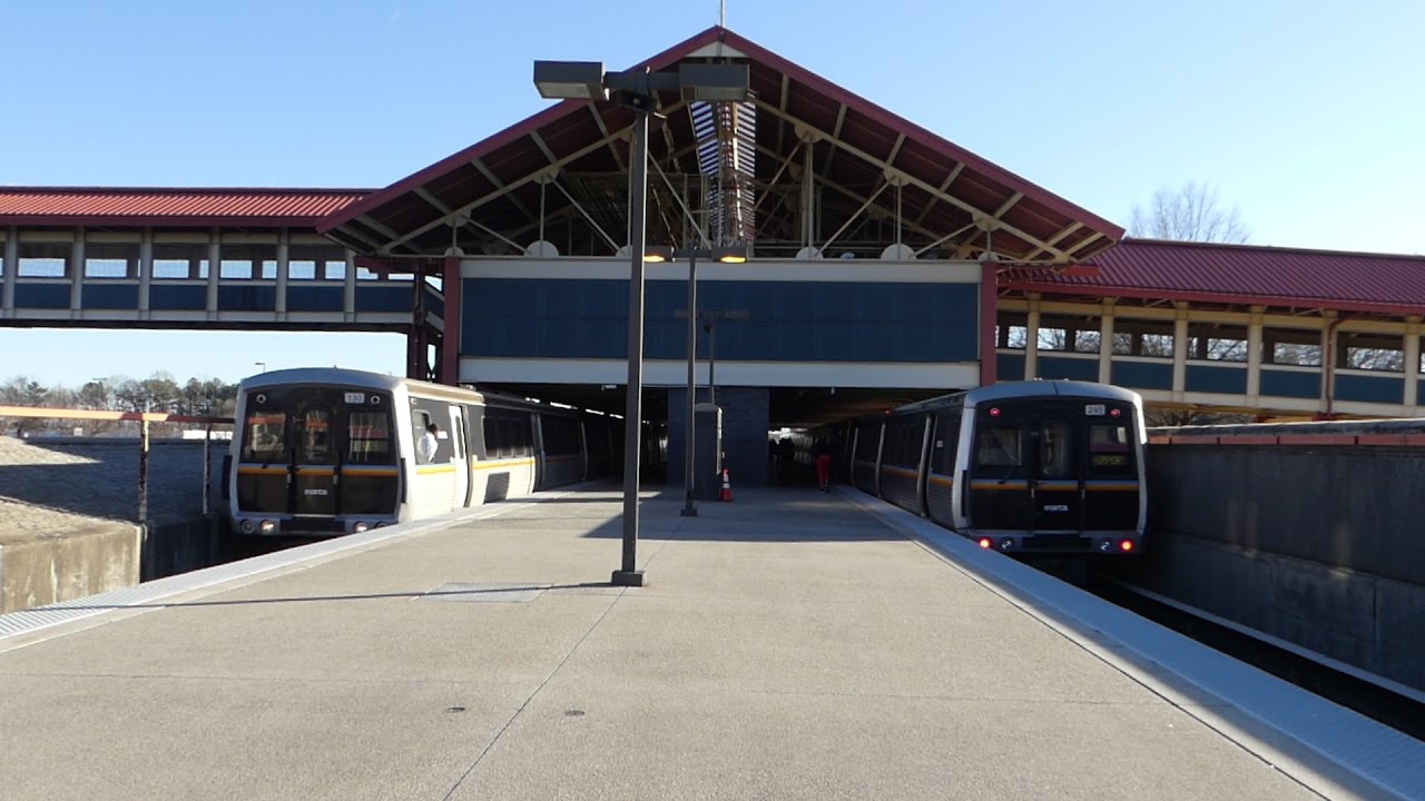 MARTA Transit: Hitachi CQ311 & FB/Hitachi CQ310/CQ311 Red Lines at Lakewood-Fort McPherson Station