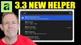 Affinity 3.3 NEW Feature Finder How To Edit | Find Commands Quickly