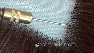 Wig Making Tutorial |How To Double Knot | How to Ventilate a Lace Wig