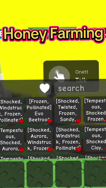 5000 Honey method farmed for 5 minutes. Prepared for the new update. #growagarden #roblox #honeybee