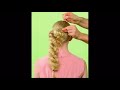 Прическа со жгутами  Hairstyle with harnesses
