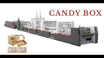 SIMSUN Folder Gluer Vesta 110 Candy Box Making
