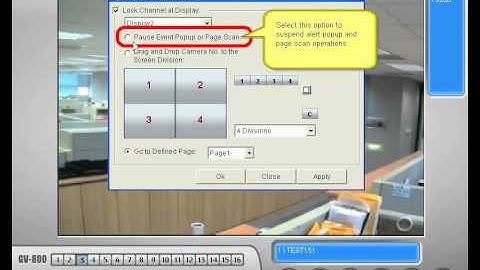 GeoVision Main System   Digital Matrix Channel Lockup