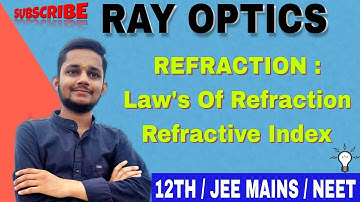 Ray Optics : Refraction Of Light | Snell