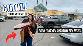 I COULDN'T GET IT IN THE CART FAST ENOUGH! Goodwill Thrift Haul | Thrift With Me!