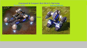 C&C Red Alert 3 - Pacifier FAV vs Future Tank X-1