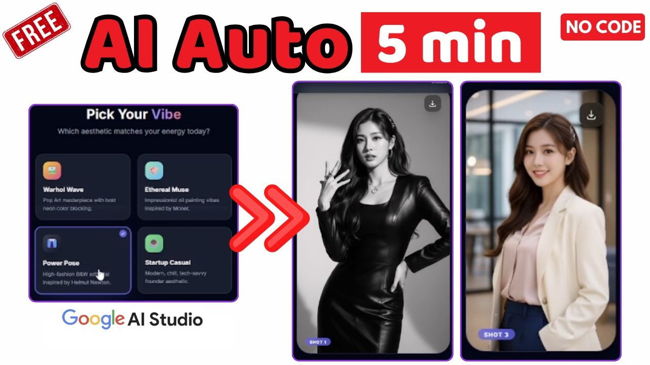 This FREE AI Lets Anyone Build an App in 5 Minutes | Google AI Studio ...