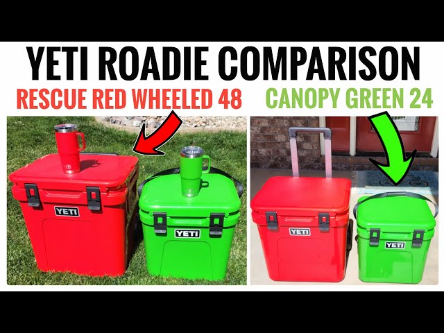 Roadie 24 Hard Cooler - Rescue Red