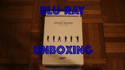 The James Bond Collection- blu-ray unboxing!