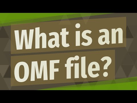 What is an OMF file?