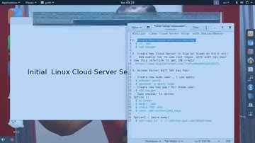 Initial  Linux Cloud Server Setup  with Debian/Ubuntu
