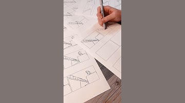 Storyboard sketching for animation. ✨ #shorts #sketching #animation